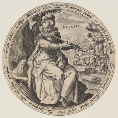 Calliope, da Le Muse da Crispijn van de Passe I