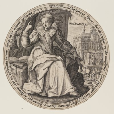 Erato, da Le Muse da Crispijn van de Passe I