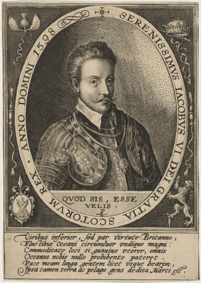 Giacomo I, re di Scozia da Crispijn van de Passe I