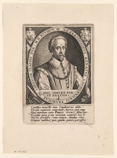 René de Laudonnière da Crispijn van de Passe I
