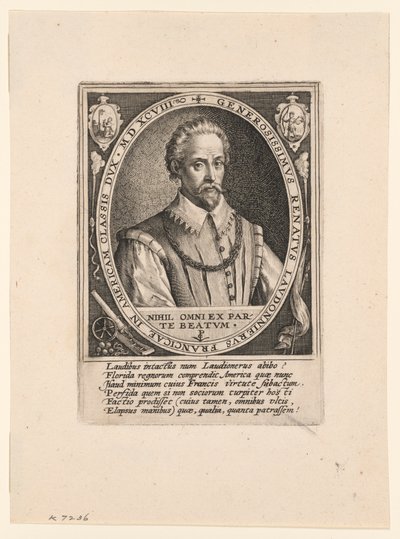 René de Laudonnière da Crispijn van de Passe I