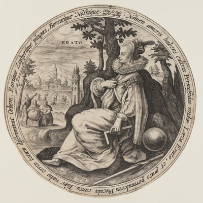 Urania, da Le Muse da Crispijn van de Passe I