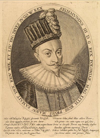 Sigismondo III Vasa, Re di Polonia da Crispijn van de Passe the Elder