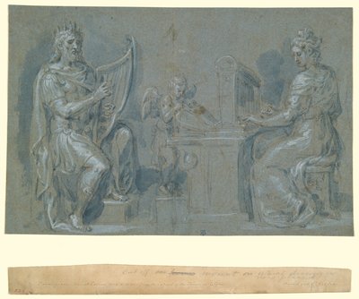Davide e Santa Cecilia da Crispin van den Broeck