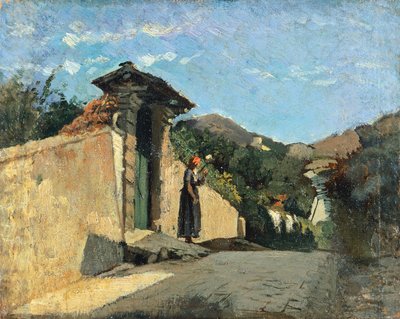 Studio di paesaggio, ca 1861, di Cristiano Banti da Cristiano Banti