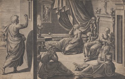 San Nicola di Bari e le tre povere ragazze, 1587 da Cristofano Cartaro