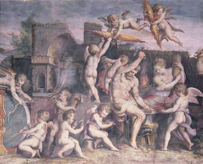 La Fucina di Vulcano, 1555 da Cristofano Gherardi