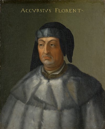 Ritratto di Accursius, c. 1560 da Cristofano dell Altissimo