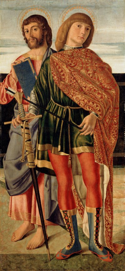 San Matteo e San Sebastiano, c.1499 da Cristoforo Caselli