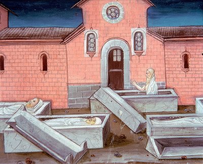 Resurrezione dei morti (c.120r) da Cristoforo De Predis