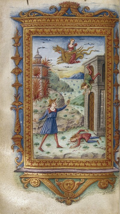 Morte dei figli di Medea Illustrazione per Le Eroidi di Ovidio, 1485-1499 da Cristoforo Majorana