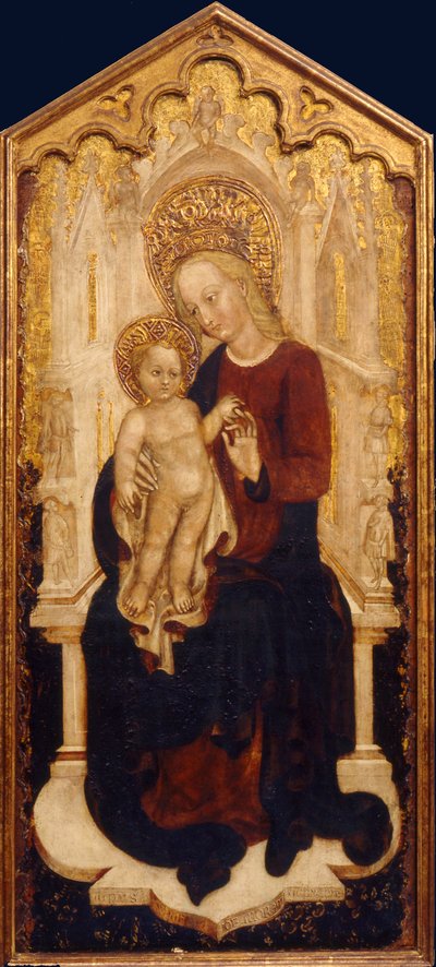 La Vergine e il Bambino in trono da Cristoforo Moretti