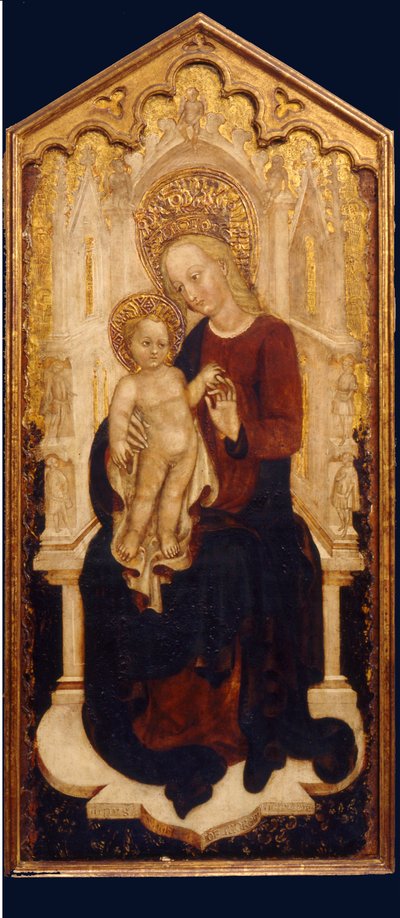 La Vergine e il Bambino in trono da Cristoforo Moretti