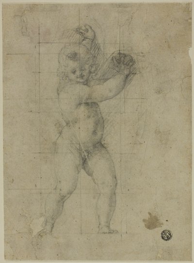 Putto con braccia alzate da Cristoforo Roncalli