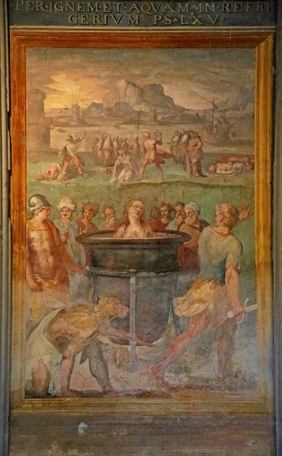 Una santa viene bollita viva da Cristoforo and Tempesta, Antonio Roncalli