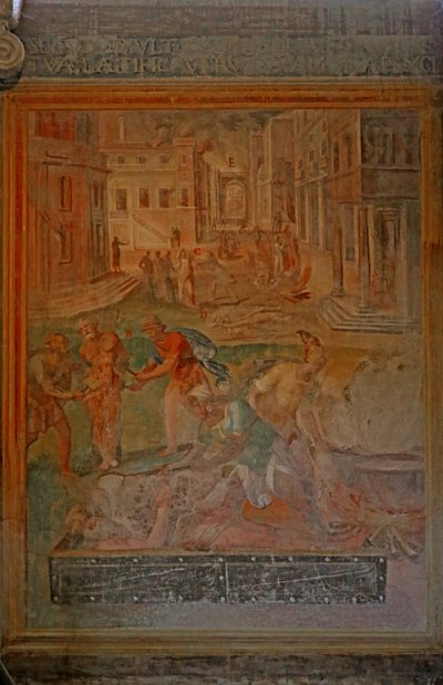 Martirio e mutilazione di vari santi da Cristoforo and Tempesta, Antonio Roncalli