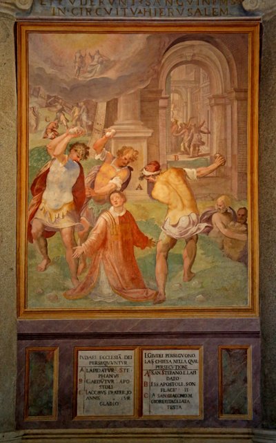 Il martirio di Santo Stefano da Cristoforo and Tempesta, Antonio Roncalli