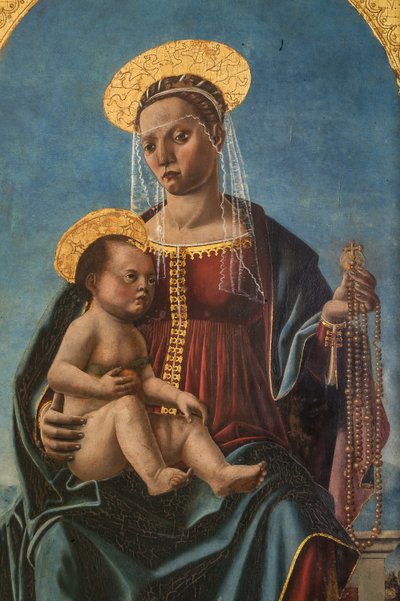 Madonna con Bambino Gesù (dettaglio) da Cristoforo da Lendinara Canozzi or Canozi