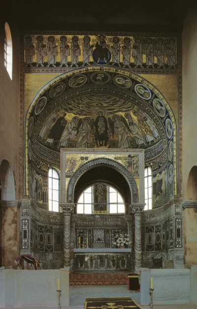 Abside e ciborio con mosaici, c.540 da Croatian School