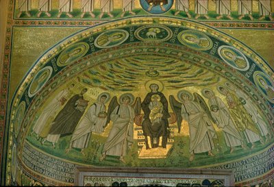 Madonna con Bambino, c.540 (mosaico) da Croatian School