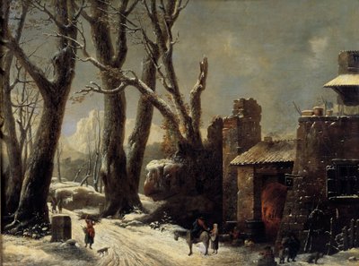 Prima neve in Piemonte da César van Loo