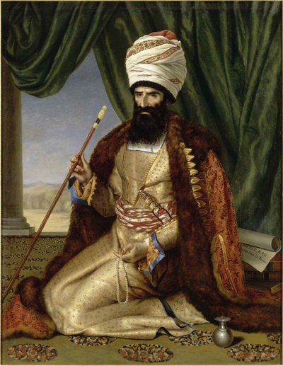 Ritratto di Asker Khan, ambasciatore di Persia, a Parigi nel 1808, 1809 da Césarine Henriette Davin Mirvault