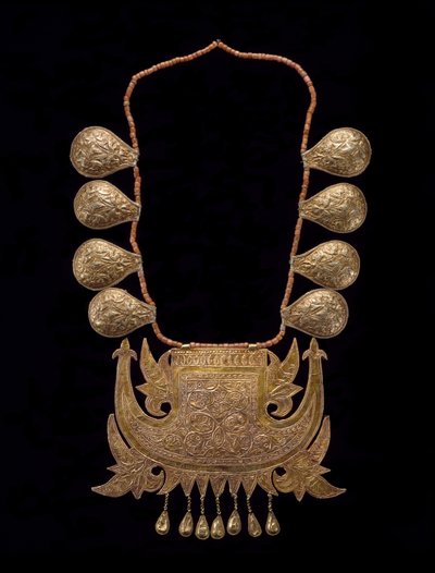 Collana da sposa femminile, fine XIX-inizio XX secolo da Culture Minangkabau
