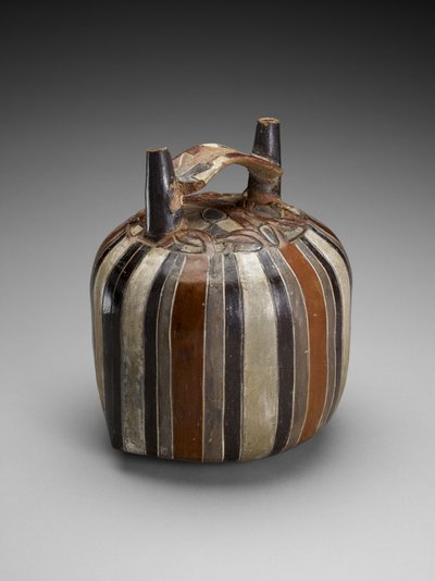 Vaso a forma di sacco di fagioli da Culture Nazca