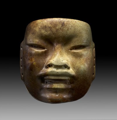 Maschera da Culture Olmec