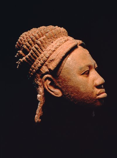 Testa di una regina Yoruba, da Ita Yemoo, Ife, Nigeria da Culture Yoruba