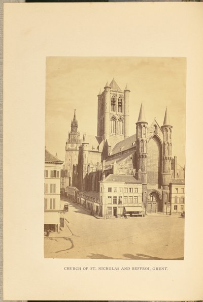 Chiesa di San Nicola e Beffroi, Gand da Cundall and Fleming