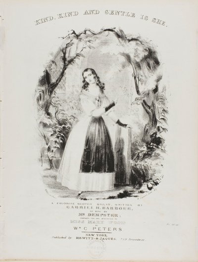 Gentile, gentile e delicata è lei da Currier and Ives