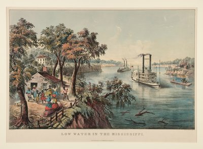 Bassa Marea nel Mississippi da Currier and Ives