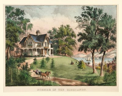 Estate nelle Highlands da Currier and Ives