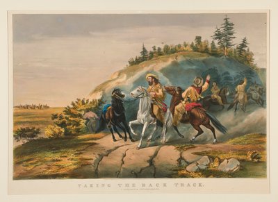 Prendere la pista posteriore / Un quartiere pericoloso da Currier and Ives