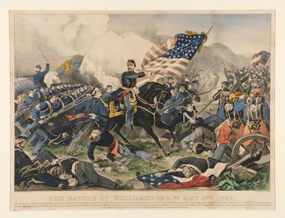 La battaglia di Williamsburg, Va. 5 maggio 1862 da Currier and Ives