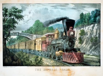 Il treno espresso, USA da Currier and Ives