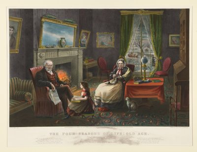 Le quattro stagioni della vita. - Vecchiaia da Currier and Ives