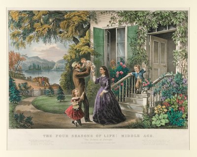 Le quattro stagioni della vita: Mezza età da Currier and Ives
