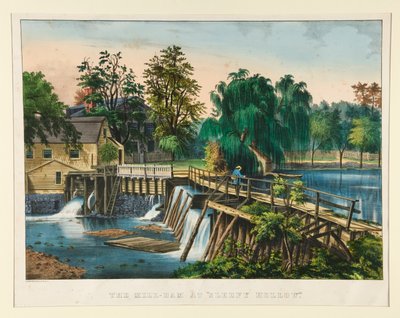 La diga del mulino da Currier and Ives