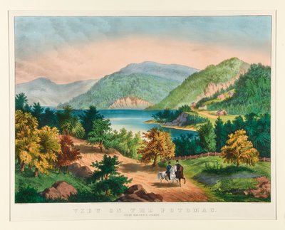 Veduta sul Potomac vicino a Harper da Currier and Ives