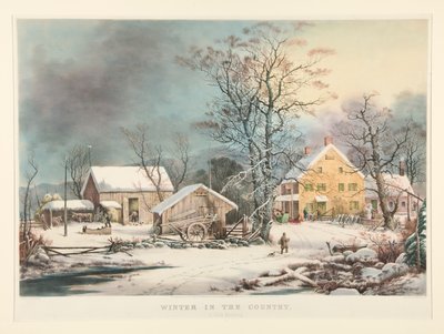 Inverno in campagna. Una fredda mattina da Currier and Ives