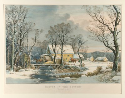 Inverno in Campagna, Il Vecchio Mulino da Currier and Ives