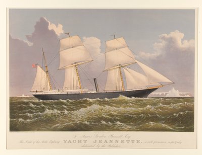 Yacht Jeannette da Currier and Ives
