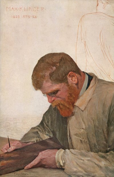Max Klinger, 1900 circa (dipinto) da Curt Stoeving