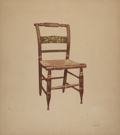 Sedia Hitchcock da Cushman Parker