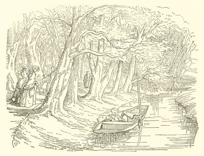 Una gita in barca sul Cherwell da Cuthbert Bede
