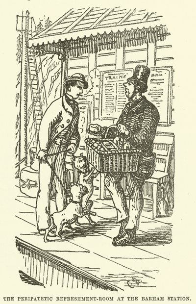 Illustrazione per Little Mr Bouncer e il suo amico Verdant Green da Cuthbert Bradley