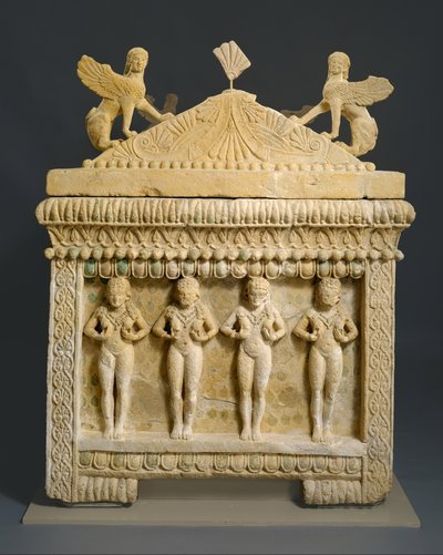 Sarcófago di calcare: il sarcófago di Amathus, c.460 a.C. da Cypriot