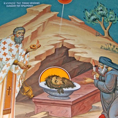 La testa mozzata di San Giovanni Battista, Monastero di Kykkos, Monti Troodos, Cipro da Cypriot